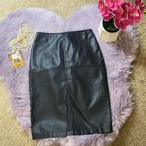 Leather Skirt